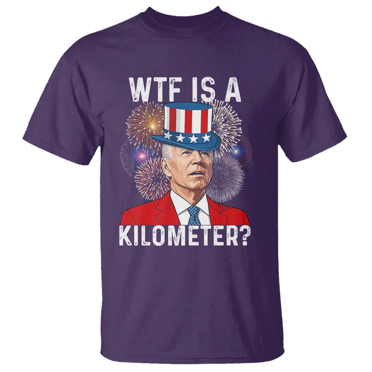 WTF is A Kilometer T Shirt Funny 4th of July