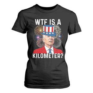 WTF is A Kilometer T Shirt For Women Funny 4th of July