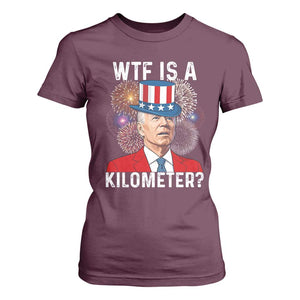 WTF is A Kilometer T Shirt For Women Funny 4th of July