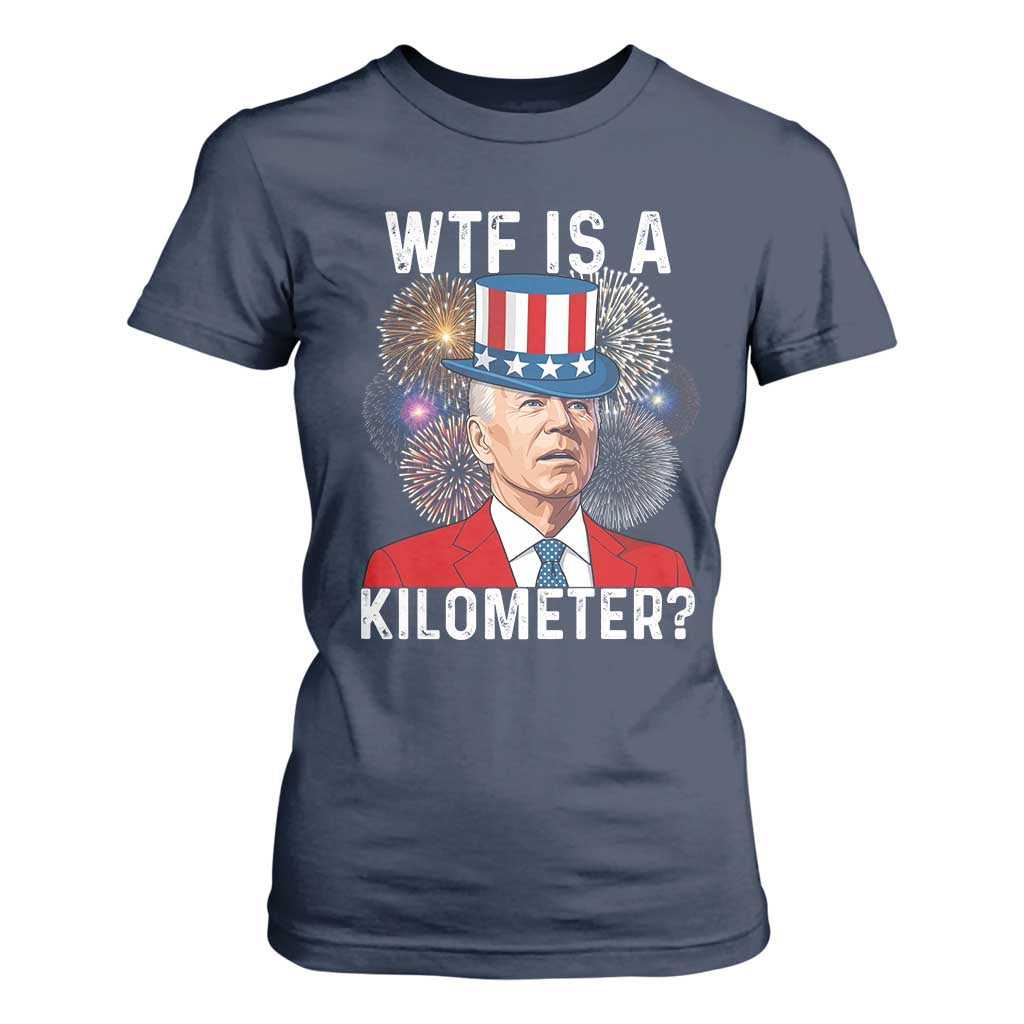 WTF is A Kilometer T Shirt For Women Funny 4th of July