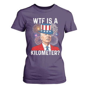 WTF is A Kilometer T Shirt For Women Funny 4th of July