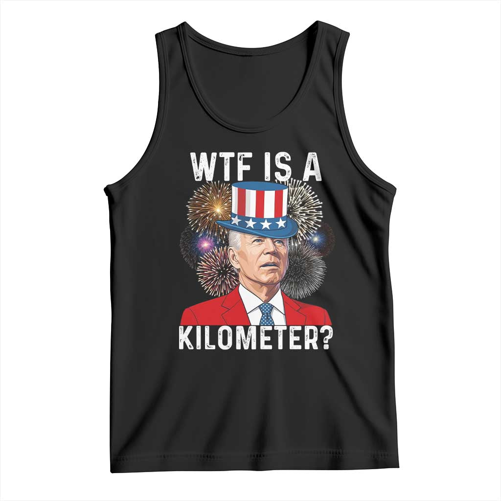 WTF is A Kilometer Tank Top Funny 4th of July