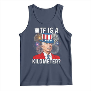 WTF is A Kilometer Tank Top Funny 4th of July