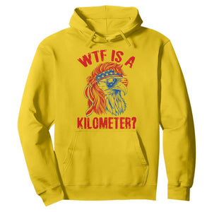 WTF is A Kilometer Hoodie Patriotic Eagle 4th of July USA American Flag