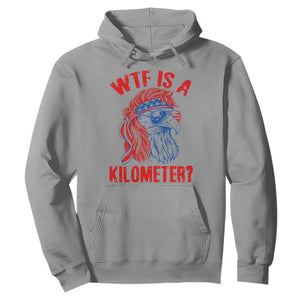 WTF is A Kilometer Hoodie Patriotic Eagle 4th of July USA American Flag