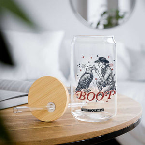 Boop Eagle Glass Can Western Cowboy Patriotic 4th of July
