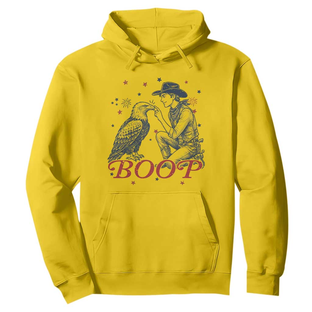 Boop Eagle Hoodie Western Cowboy Patriotic 4th of July