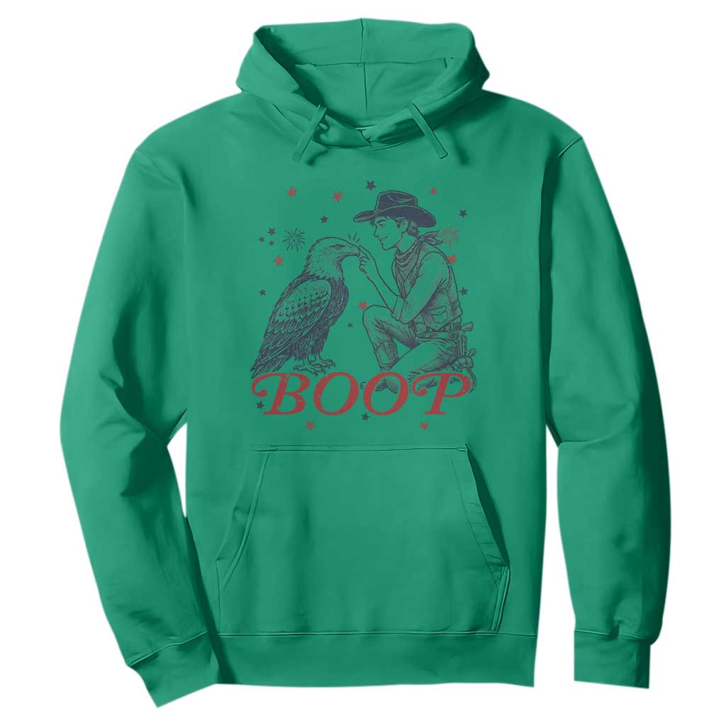 Boop Eagle Hoodie Western Cowboy Patriotic 4th of July