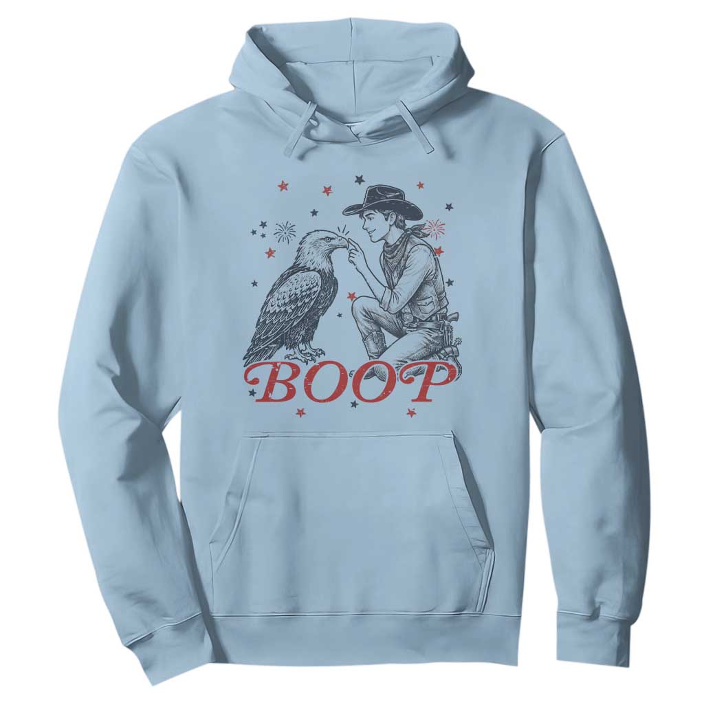 Boop Eagle Hoodie Western Cowboy Patriotic 4th of July