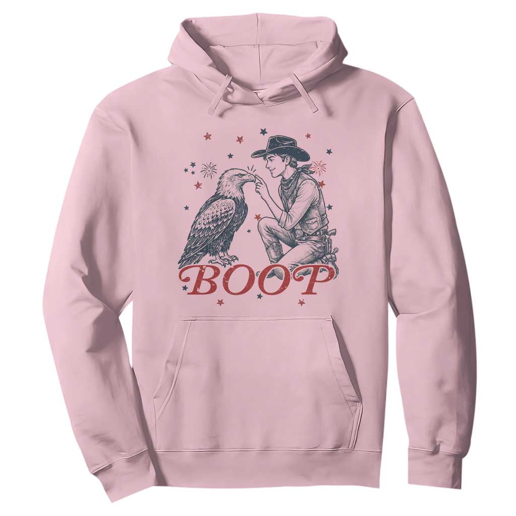 Boop Eagle Hoodie Western Cowboy Patriotic 4th of July