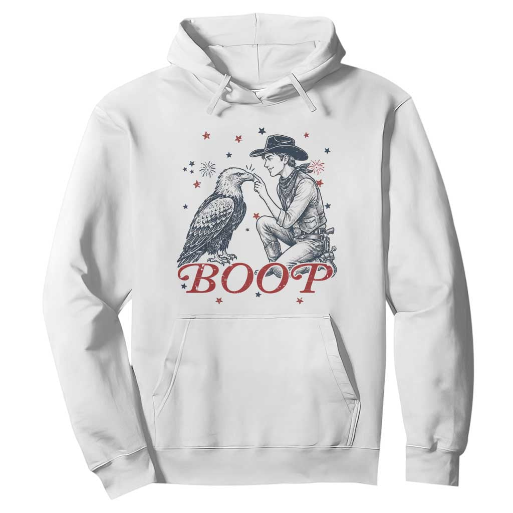 Boop Eagle Hoodie Western Cowboy Patriotic 4th of July