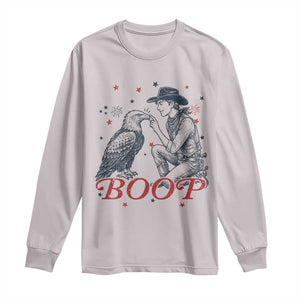 Boop Eagle Long Sleeve Shirt Western Cowboy Patriotic 4th of July
