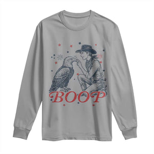 Boop Eagle Long Sleeve Shirt Western Cowboy Patriotic 4th of July