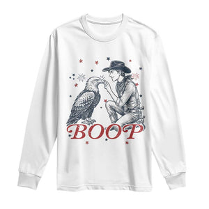 Boop Eagle Long Sleeve Shirt Western Cowboy Patriotic 4th of July