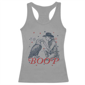 Boop Eagle Racerback Tank Top Western Cowboy Patriotic 4th of July