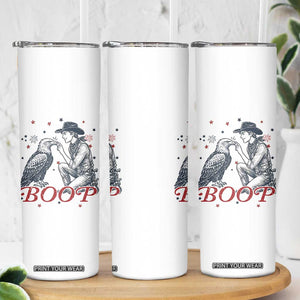 Boop Eagle Skinny Tumbler Western Cowboy Patriotic 4th of July