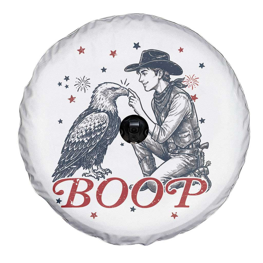Boop Eagle Spare Tire Cover Western Cowboy Patriotic 4th of July