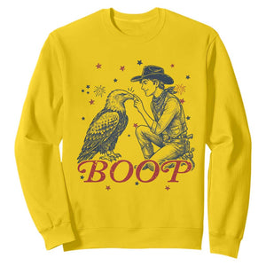 Boop Eagle Sweatshirt Western Cowboy Patriotic 4th of July