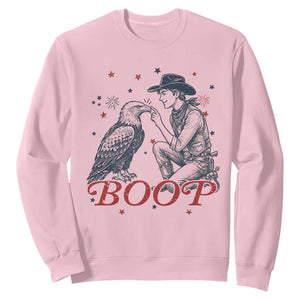 Boop Eagle Sweatshirt Western Cowboy Patriotic 4th of July