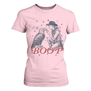 Boop Eagle T Shirt For Women Western Cowboy Patriotic 4th of July