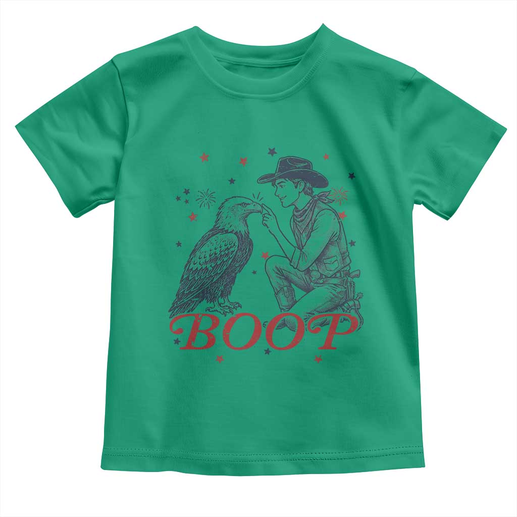Boop Eagle Toddler T Shirt Western Cowboy Patriotic 4th of July