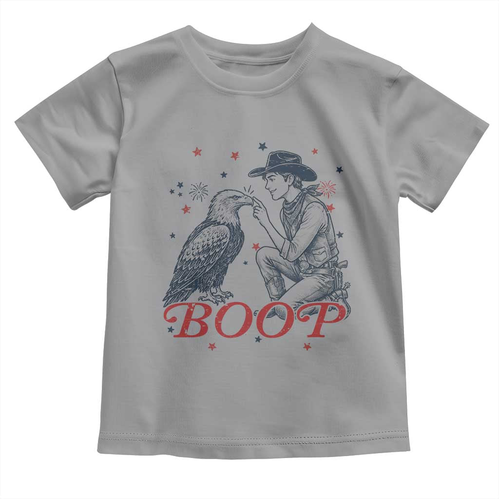 Boop Eagle Toddler T Shirt Western Cowboy Patriotic 4th of July