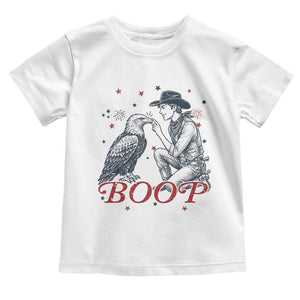 Boop Eagle Toddler T Shirt Western Cowboy Patriotic 4th of July