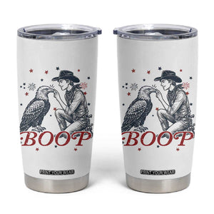 Boop Eagle Tumbler Cup Western Cowboy Patriotic 4th of July