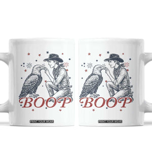 Boop Eagle Coffee Mug Western Cowboy Patriotic 4th of July