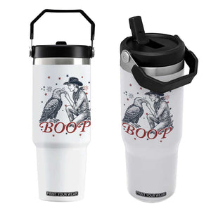 Boop Eagle Flip Straw Tumbler Western Cowboy Patriotic 4th of July