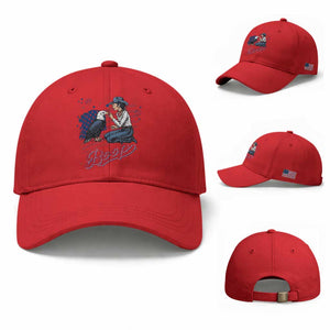 Boop Eagle Baseball Cap Western Cowgirl Patriotic USA American 4th of July