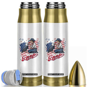 Boop Eagle Bullet Tumbler Western Cowgirl Patriotic USA American 4th of July