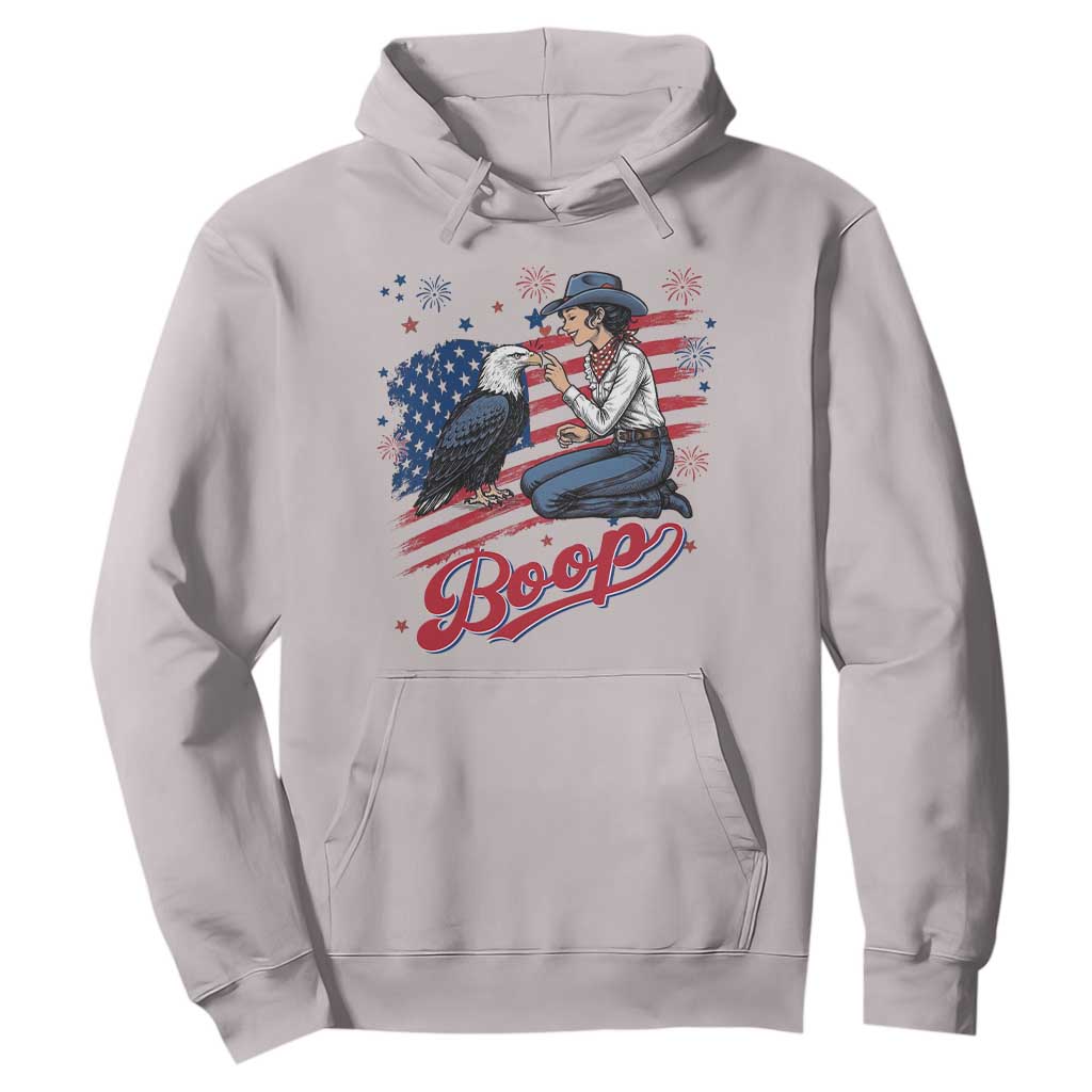 Boop Eagle Hoodie Western Cowgirl Patriotic USA American 4th of July