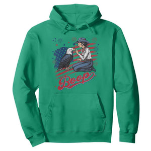 Boop Eagle Hoodie Western Cowgirl Patriotic USA American 4th of July