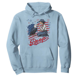 Boop Eagle Hoodie Western Cowgirl Patriotic USA American 4th of July