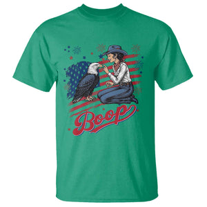 Boop Eagle T Shirt Western Cowgirl Patriotic USA American 4th of July