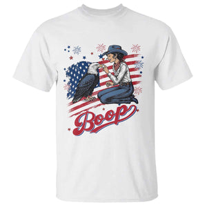 Boop Eagle T Shirt Western Cowgirl Patriotic USA American 4th of July