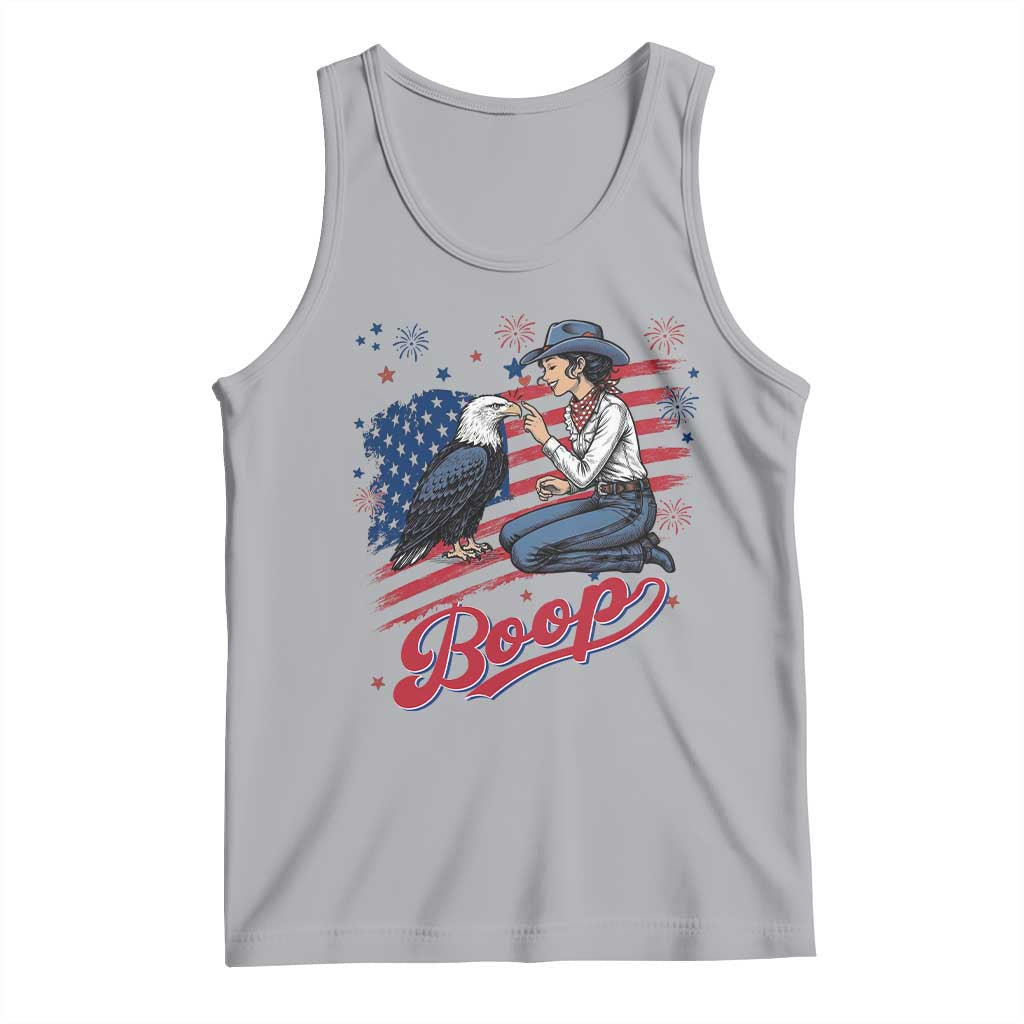 Boop Eagle Tank Top Western Cowgirl Patriotic USA American 4th of July