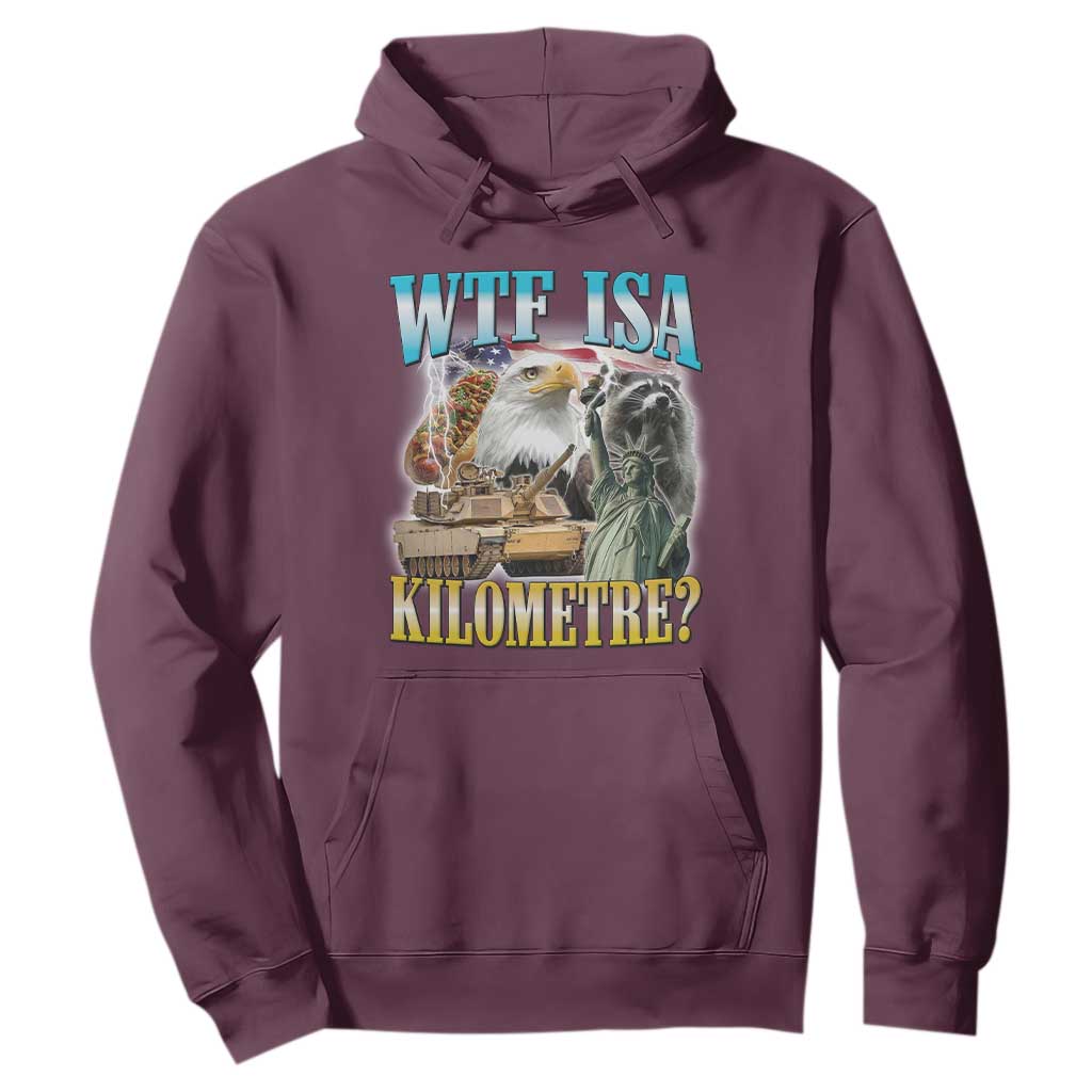 WTF is A Kilometer Hoodie Funny USA Patriotic Bootleg Meme