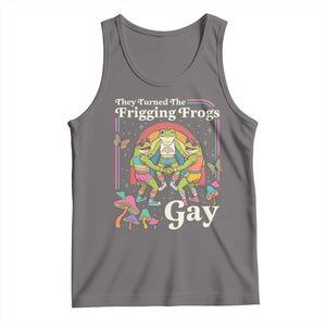 They Turned The Frigging Frogs Gay Tank Top Funny LGBTQ Pride Month