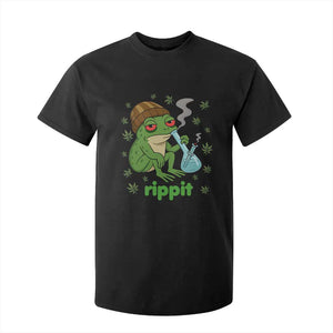 Rippit Frog T Shirt For Kid Funny 420 Stoner Weed Humor TS14 Black Print Your Wear