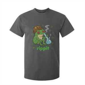 Rippit Frog T Shirt For Kid Funny 420 Stoner Weed Humor TS14 Dark Heather Print Your Wear