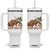 Funny Lazy Sloth Tumbler With Handle No You Do It Cute Sleeping Animal TS14 One Size: 40 oz White Print Your Wear
