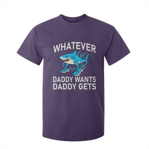 Funny Tralalero Tralala Meme T Shirt For Kid Whatever Daddy Wants Daddy Gets TS14 Purple Print Your Wear