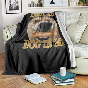 Funny Shiba Inu Dog Meme Throw Blanket I Got That Dog In Me TS14 Print Your Wear