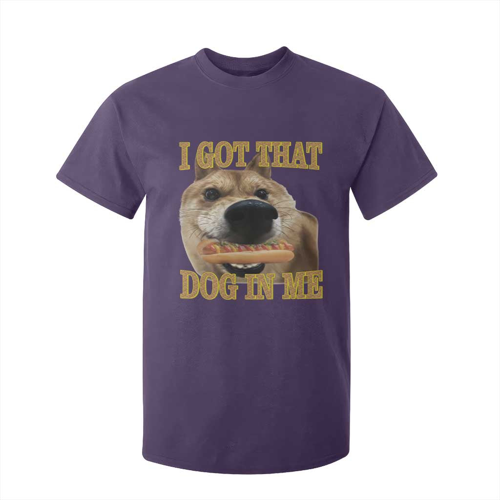 Funny Shiba Inu Dog Meme T Shirt For Kid I Got That Dog In Me TS14 Purple Print Your Wear