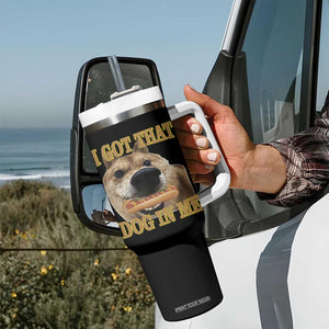 Funny Shiba Inu Dog Meme Tumbler With Handle I Got That Dog In Me TS14 Print Your Wear