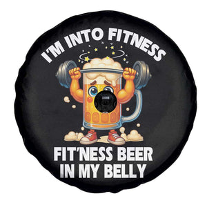 Funny Beer Lover Spare Tire Cover I Am Into Fitness Beer in My Belly TS14 Print Your Wear