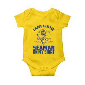I Have Seaman On My Shirt Baby Onesie Funny Sarcastic Adult Humor TS14 Daisy Print Your Wear