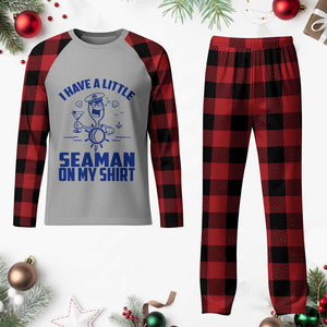 I Have Seaman On My Shirt Plaid Pajama Set Funny Sarcastic Adult Humor TS14 Buffalo Plaid Print Your Wear